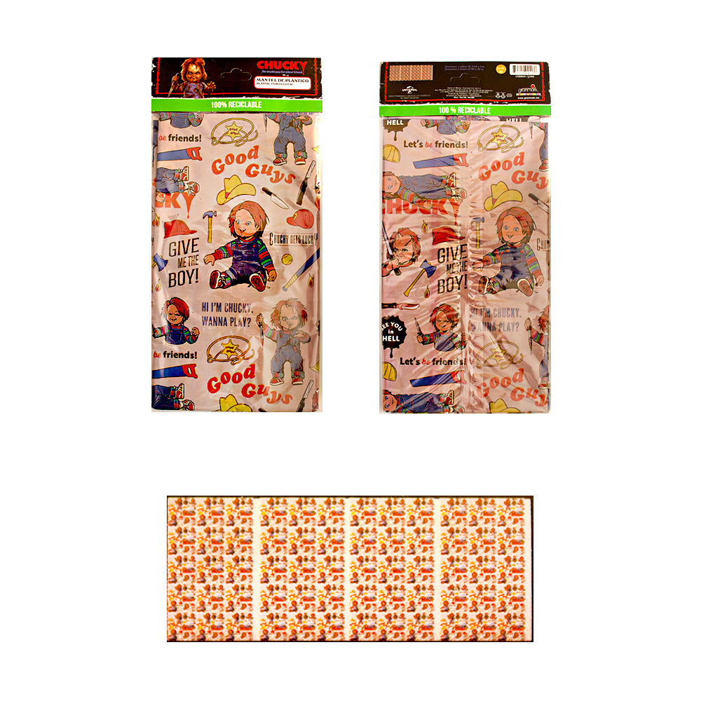 Mantel de plástico Chucky 1pza