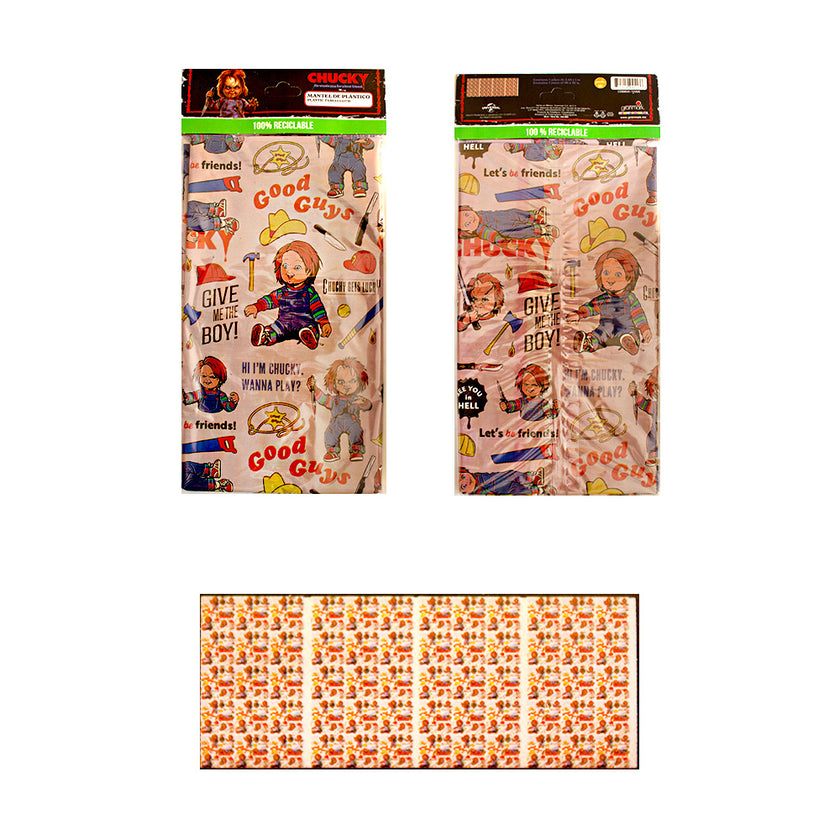 Mantel de plástico Chucky 1pza