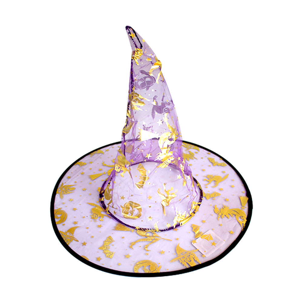 Sombrero Bruja morado 1pza