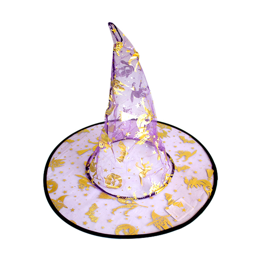 Sombrero Bruja morado 1pza