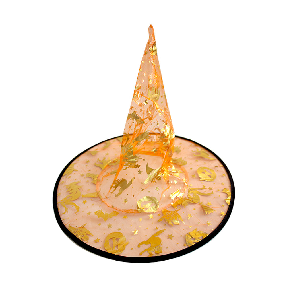 Sombrero Bruja naranja 1pza