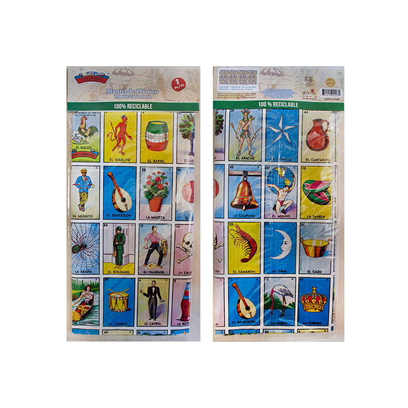 Mantel de plástico Lotería 1pza