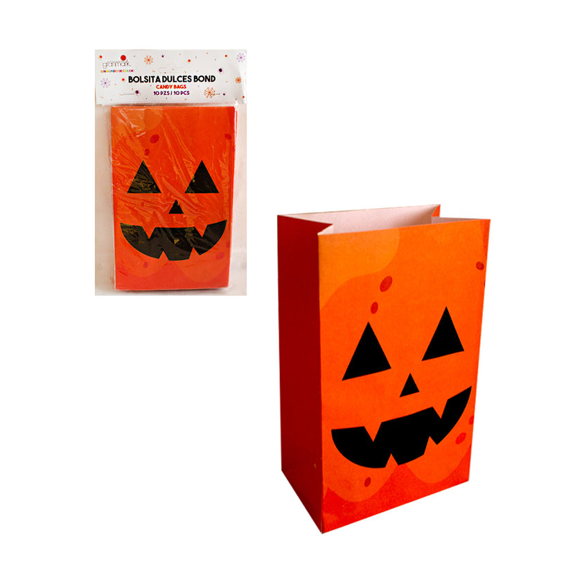 Bolsa para dulces Calabaza 1pqt