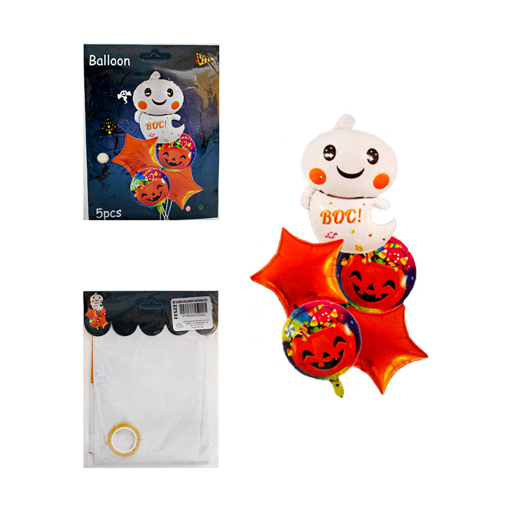 Kit Globos Halloween Fantasmita 1pza