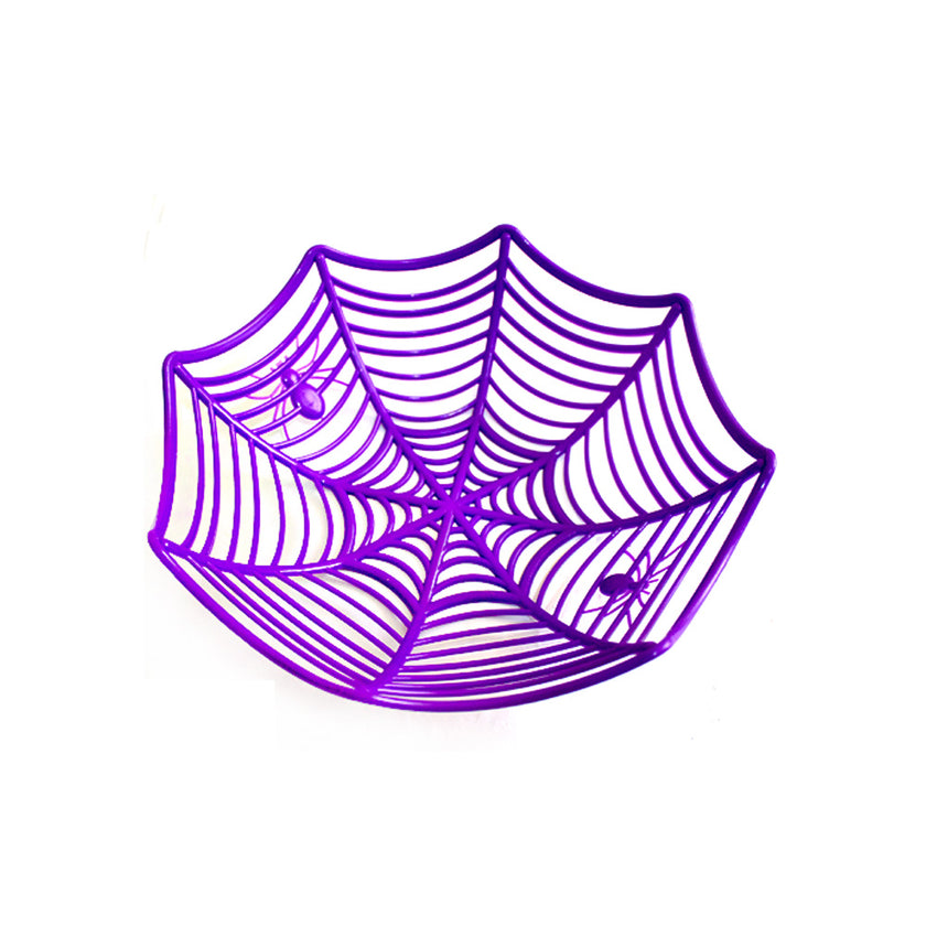 Plato bowl telaraña morado 1pza