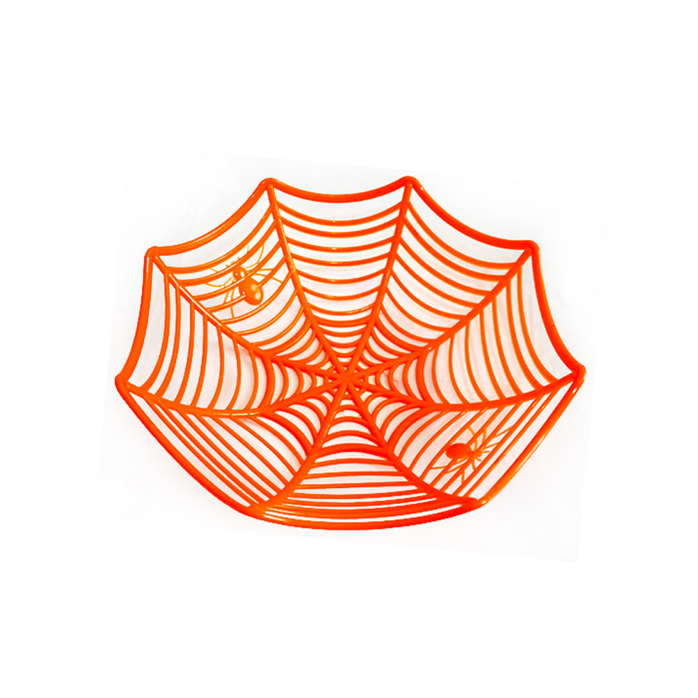 Plato bowl telaraña naranja 1pza