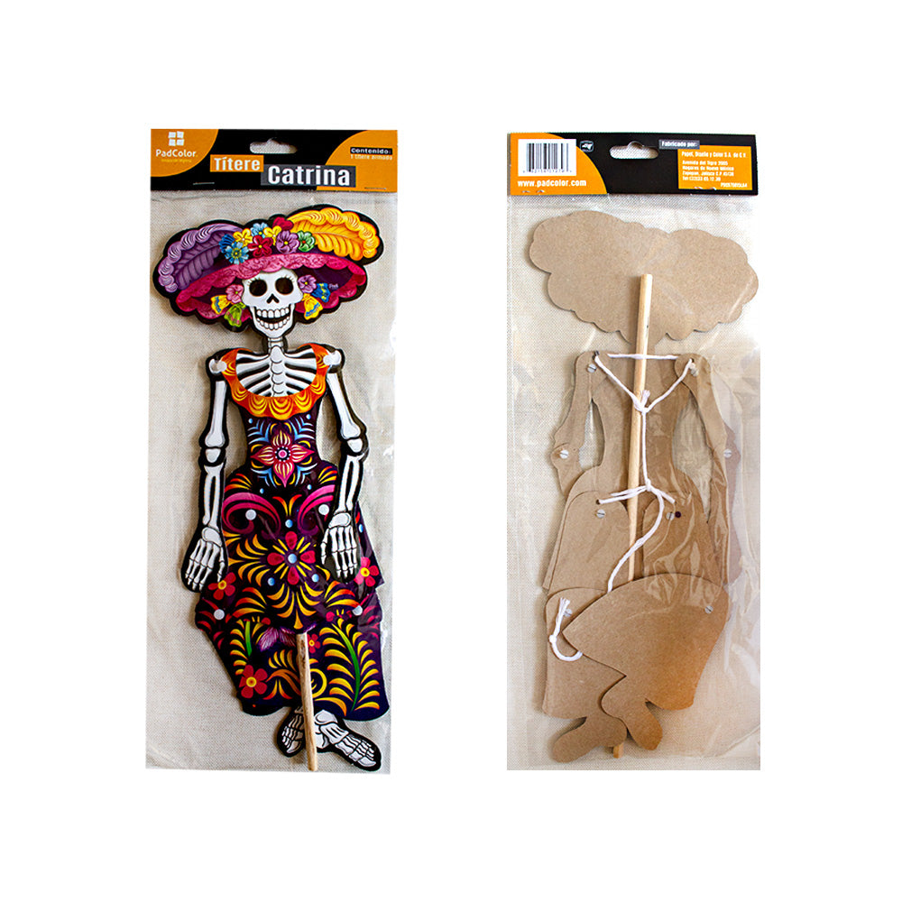 Títere Catrina 1pza