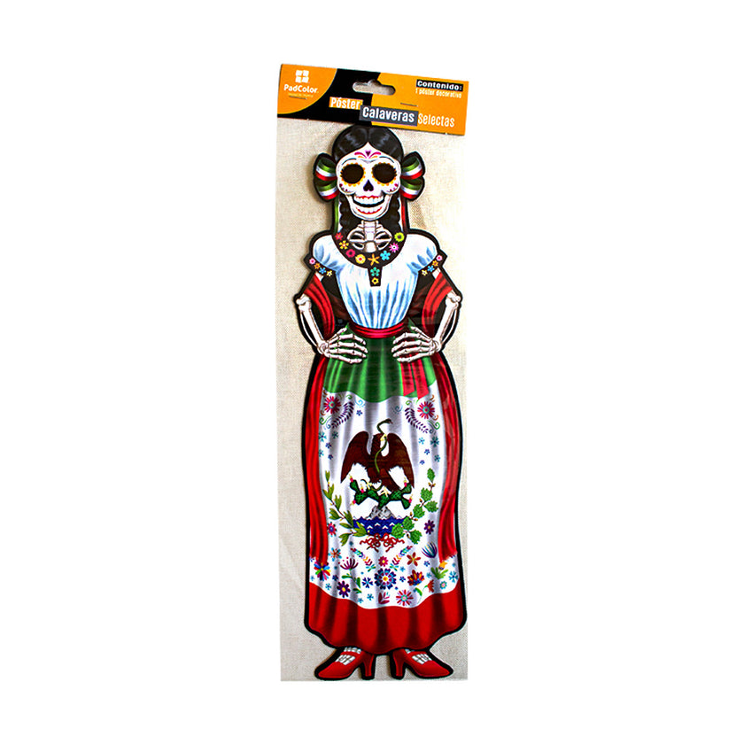 Poster Calavera Mexicana 1pza