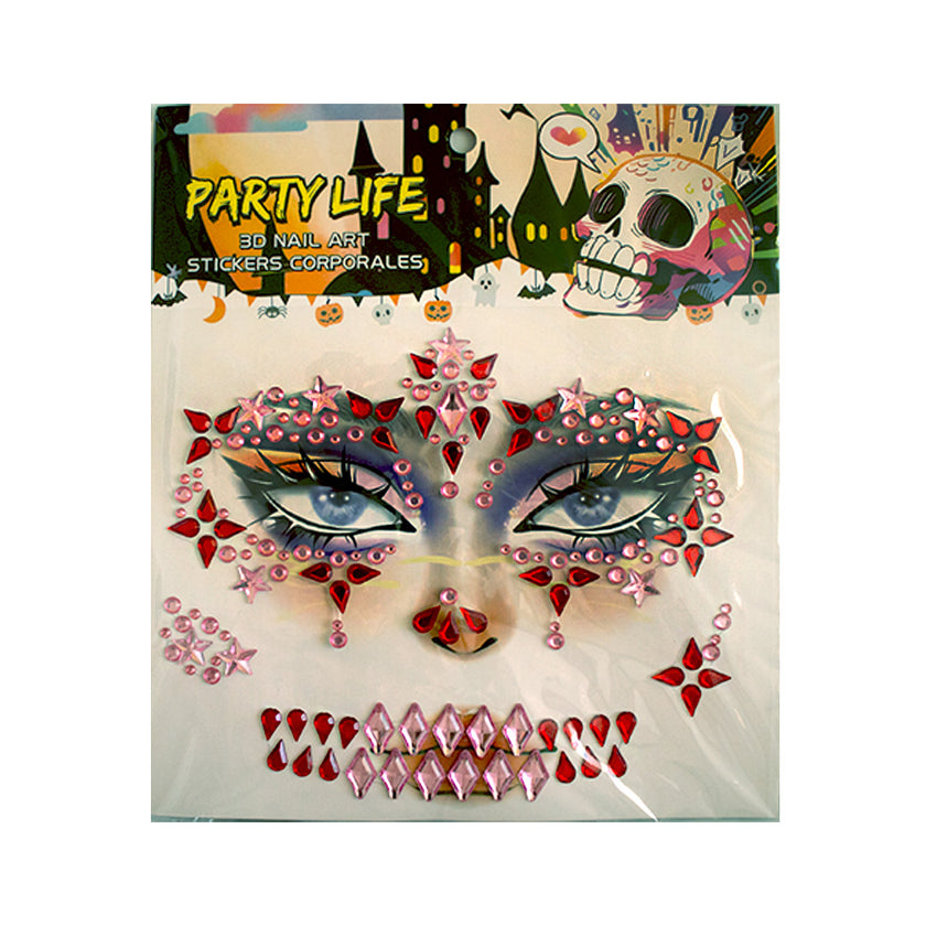 Gemas para decorar la cara 1pza