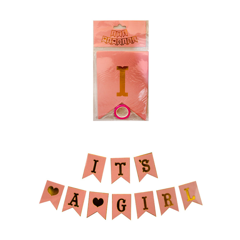 Letrero movil “IT´S A GIRL” 1pza