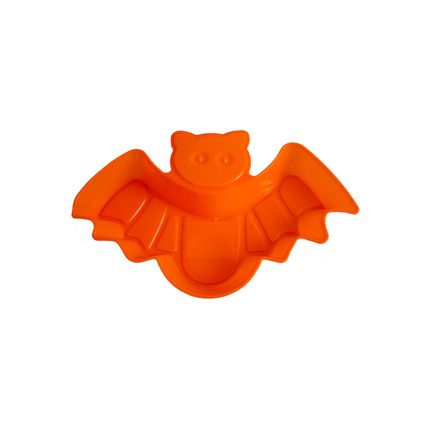 Plato botanero murcielago naranja 1pza