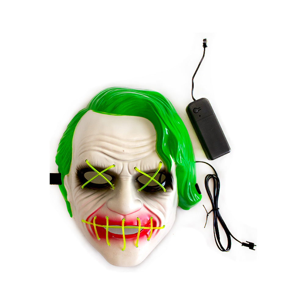 Mascara de Joker con luz 1pza