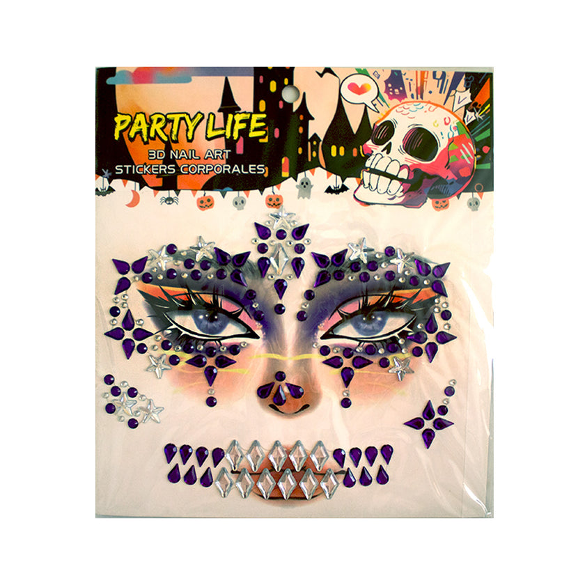 Gemas para decorar la cara 1pza