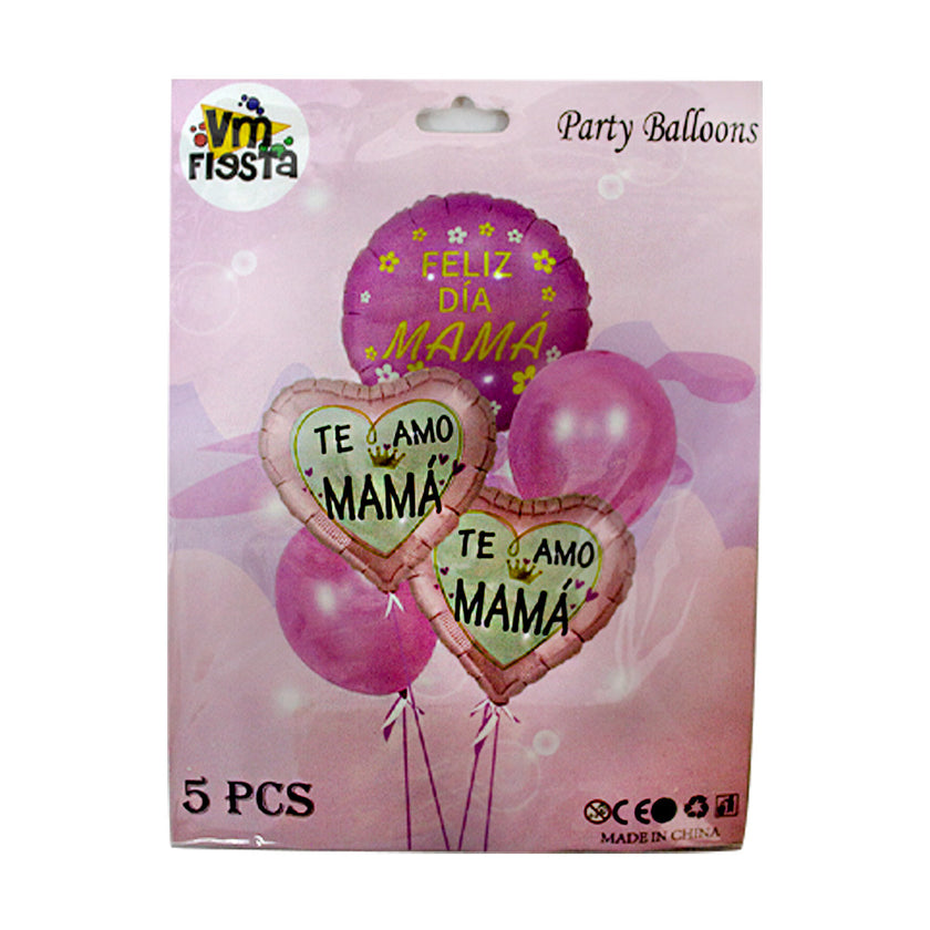 Kit Globos TE AMO MAMÁ 1pza