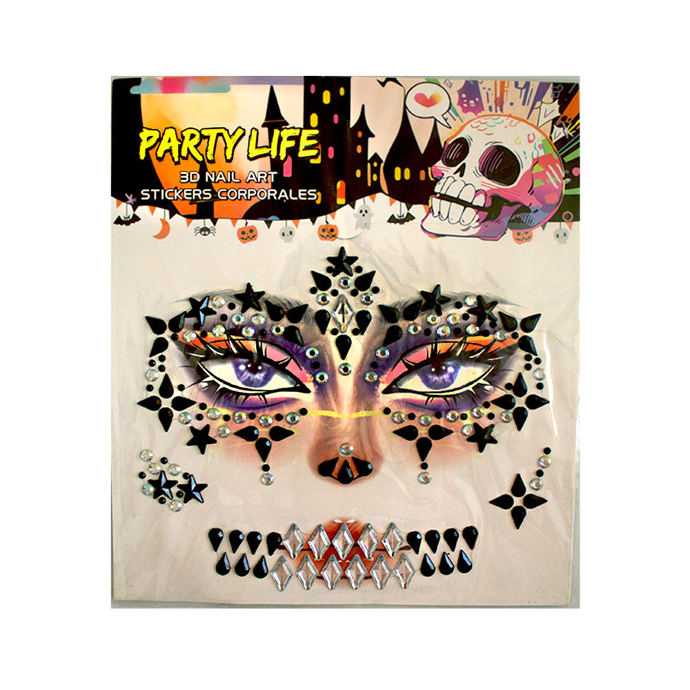 Gemas para decorar la cara 1pza