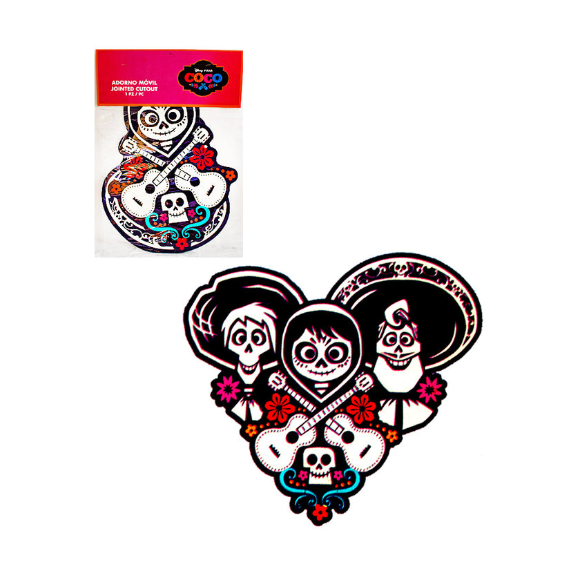 Adorno movil día de muertos Coco 1pza