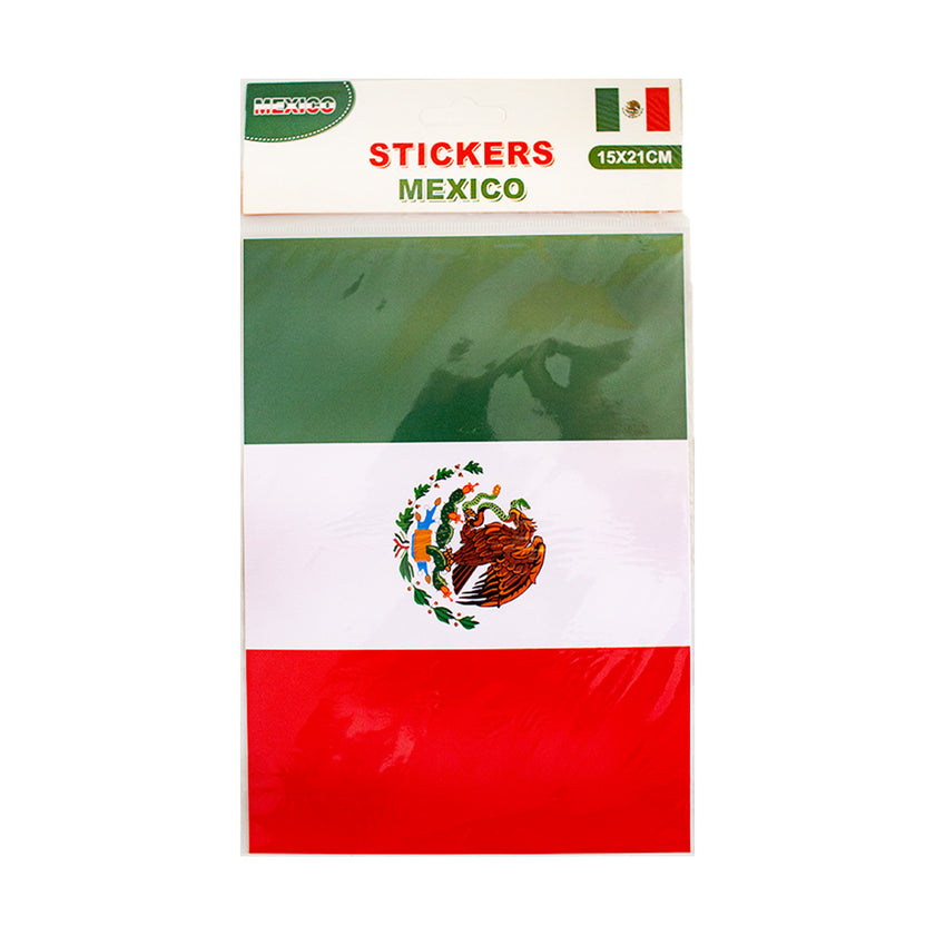 Stickers Bandera de México 1pza