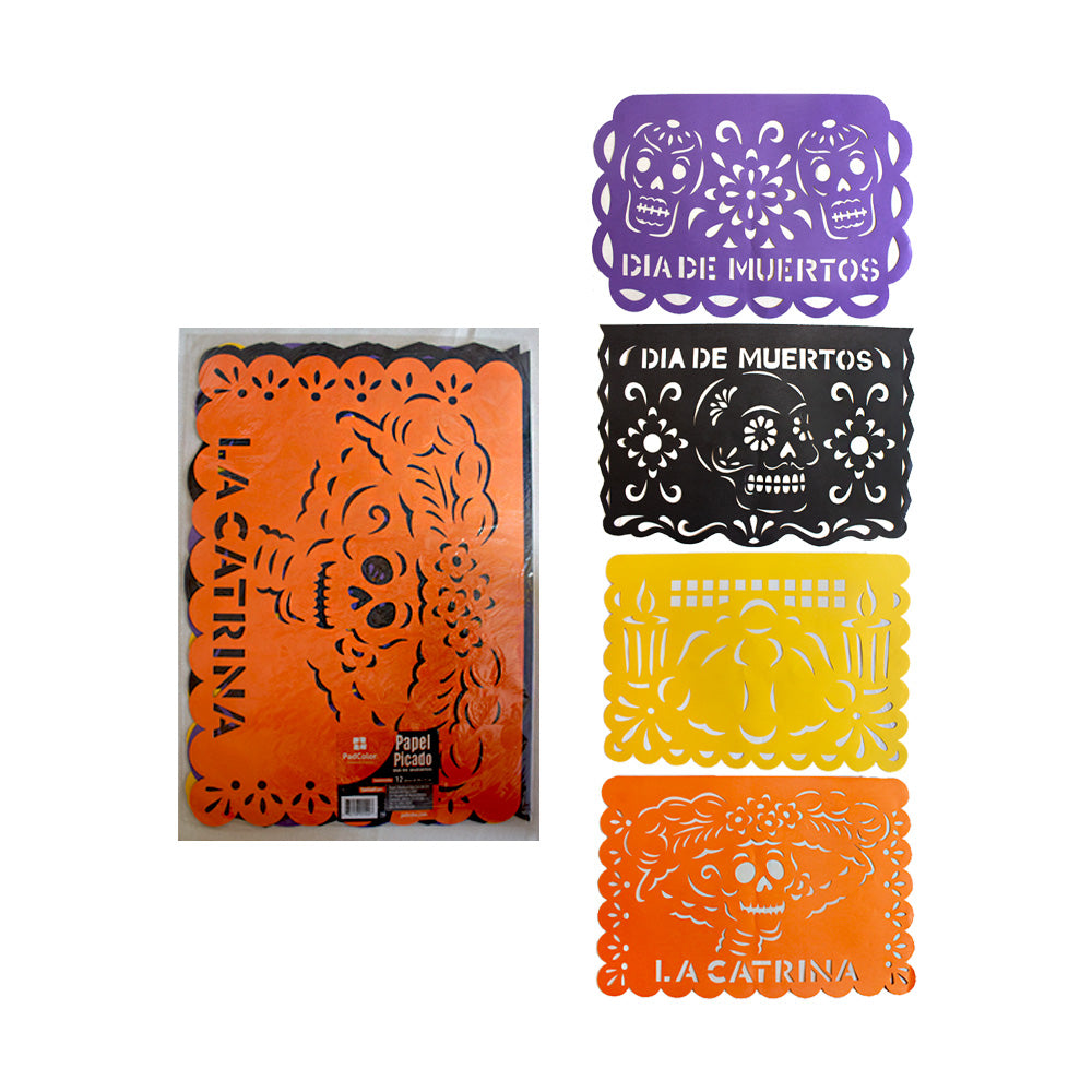 Papel Picado Día de Muertos 1pza