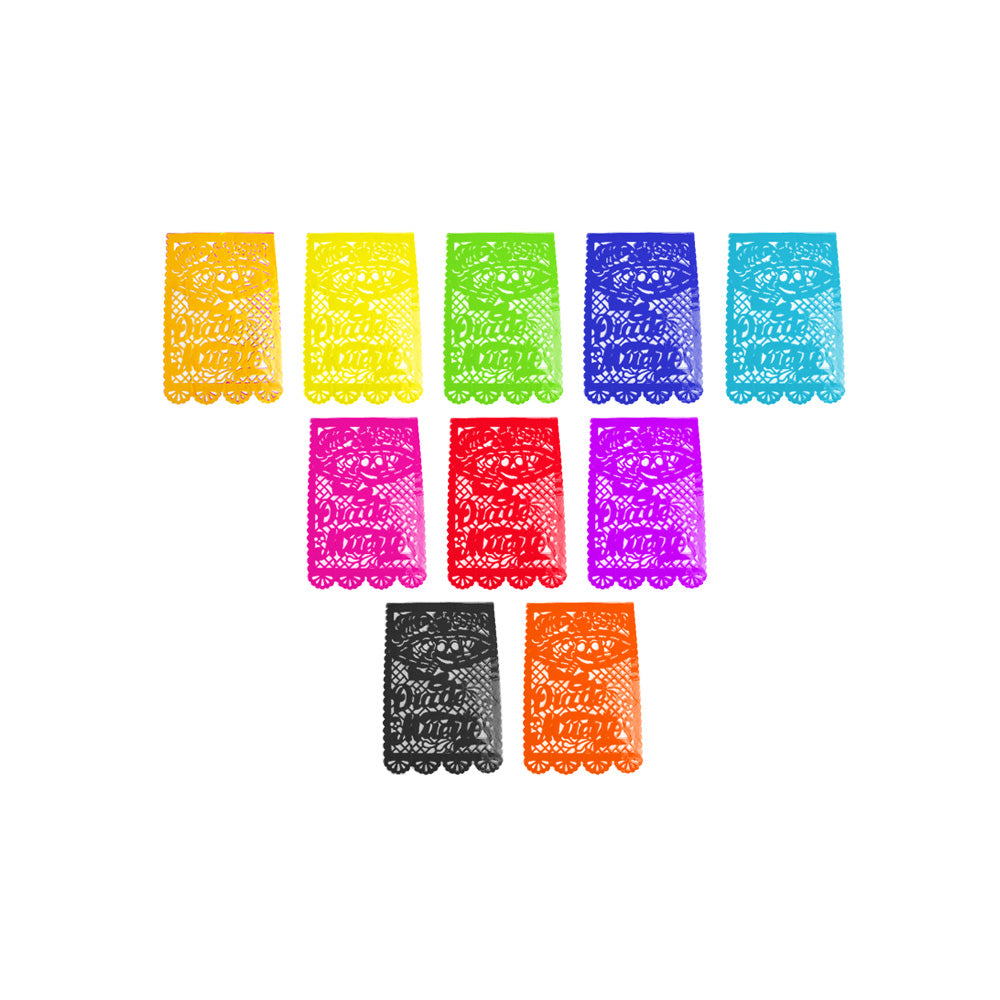 Papel Picado grande Día de Muertos 1pqt