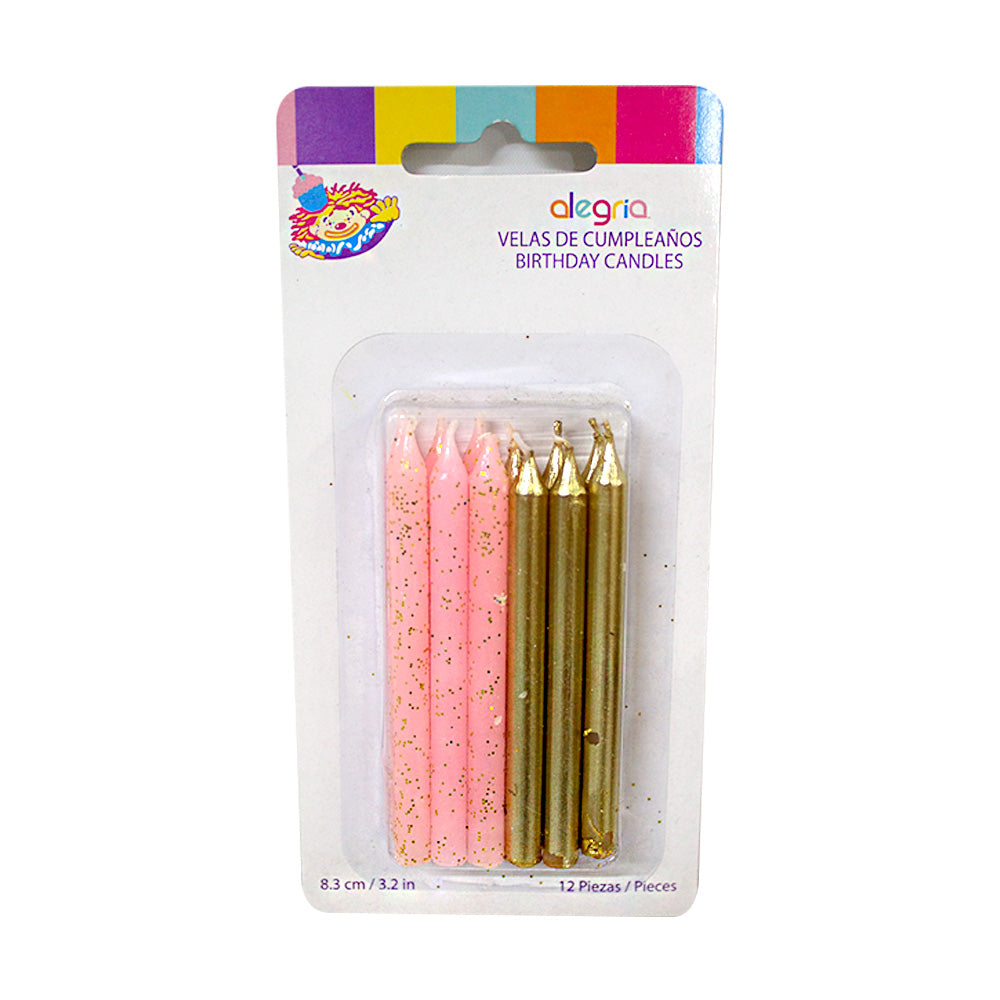 Velas de Cumpleaños 1pza