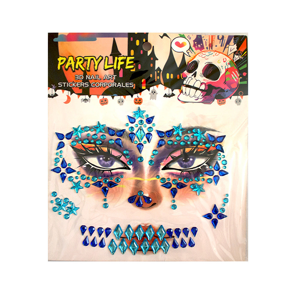 Gemas para decorar la cara 1pza