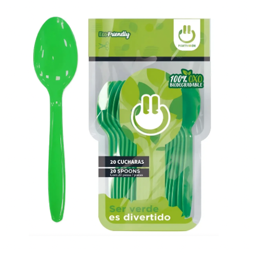 Cuchara c. Verde Bandera 1pq