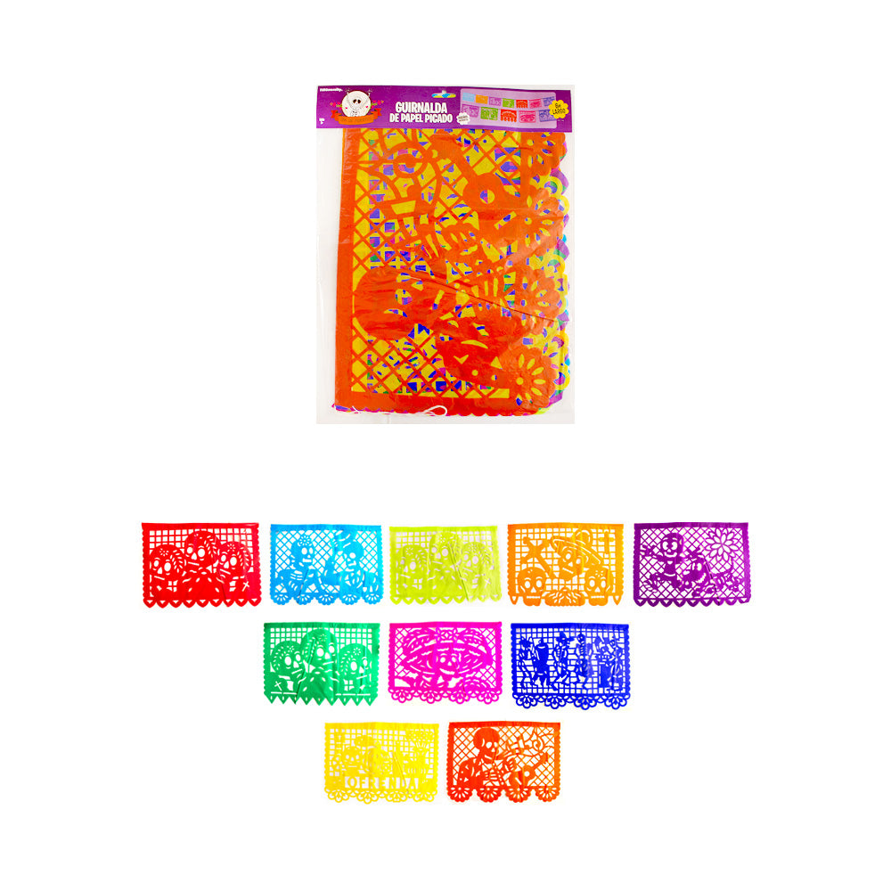 Papel Picado Día de Muertos 1pza