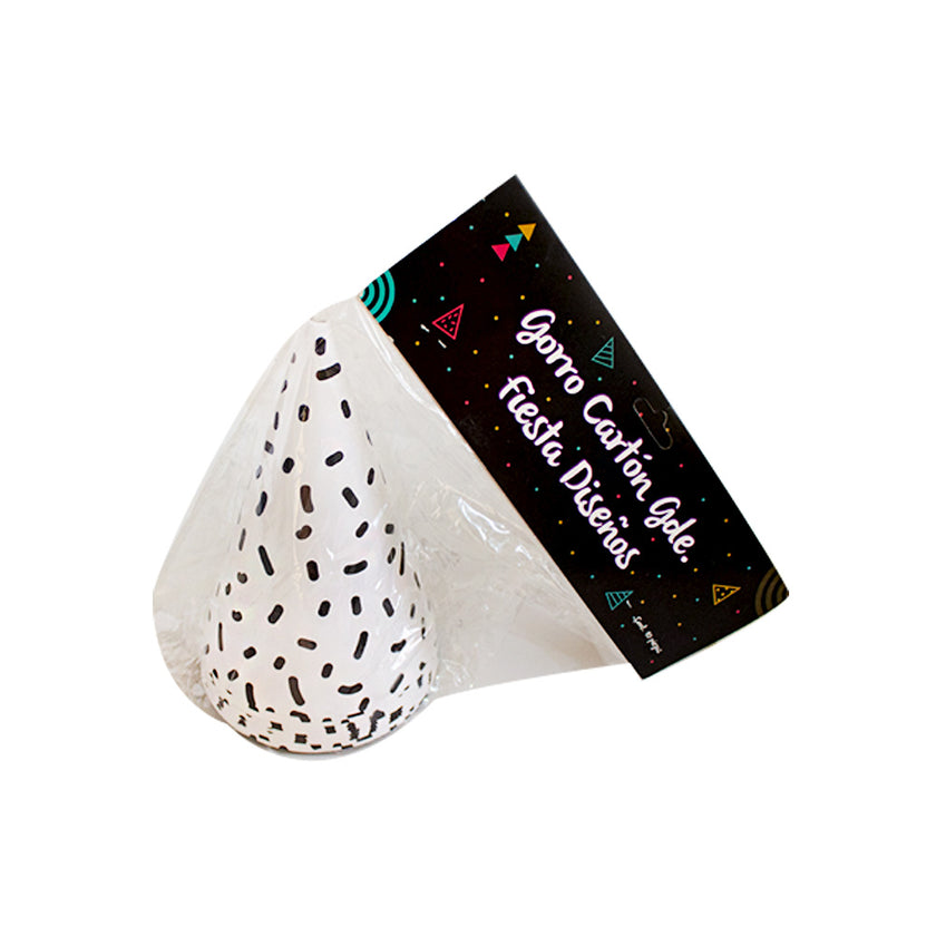 Gorro cartón con diseño 1pqt