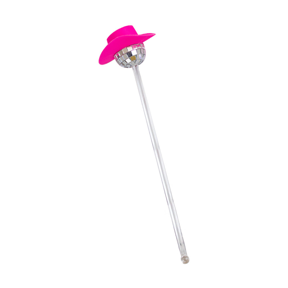 Agitador bola disco con sombrero 1pza