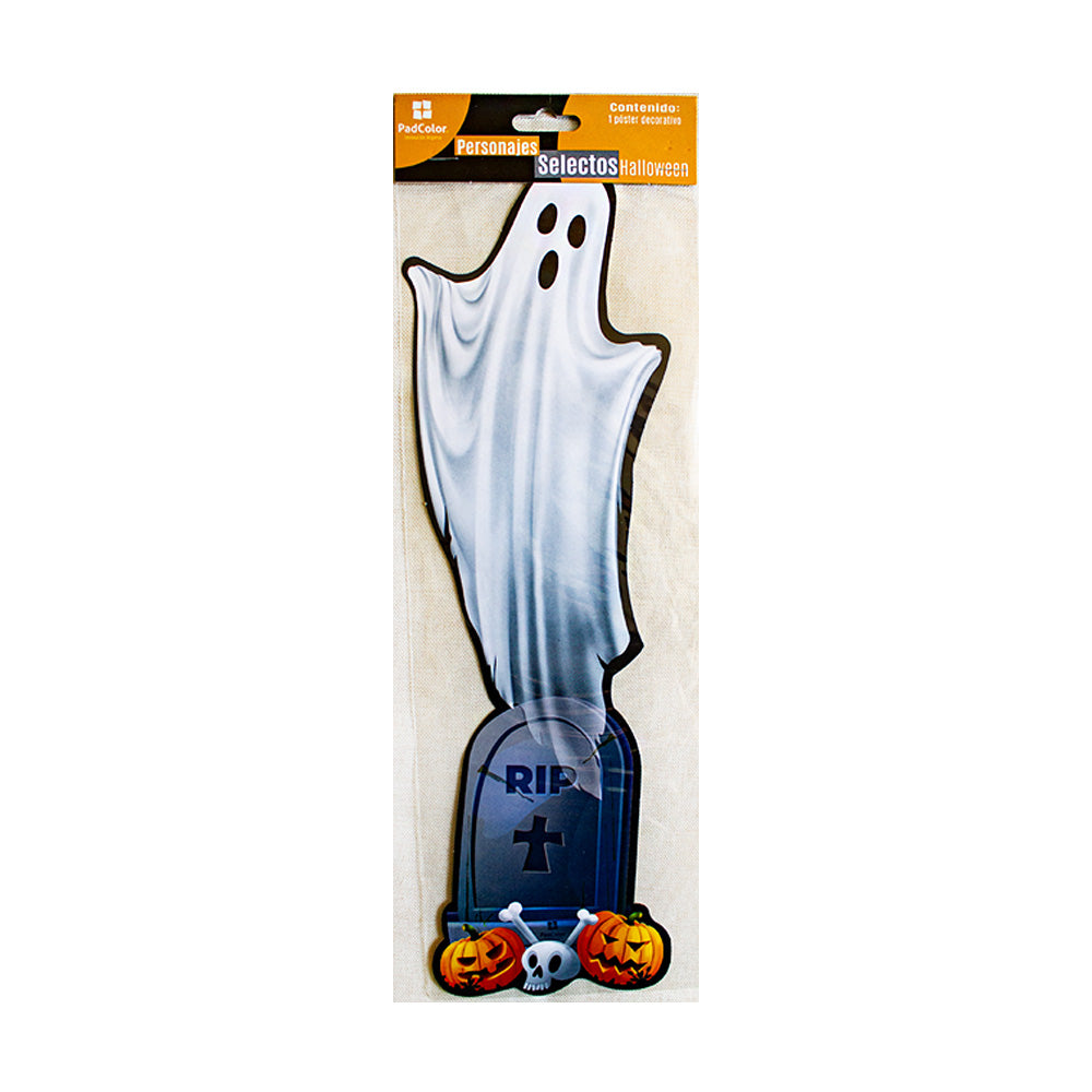 Póster personaje Halloween Fantasma 1pza