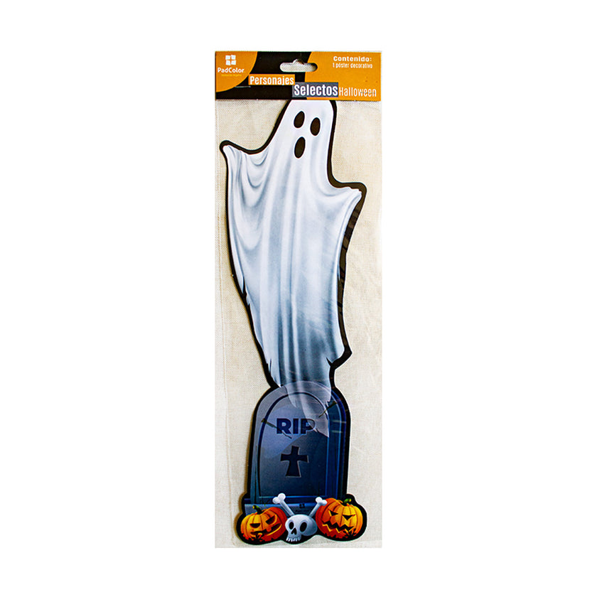 Póster personaje Halloween Fantasma 1pza