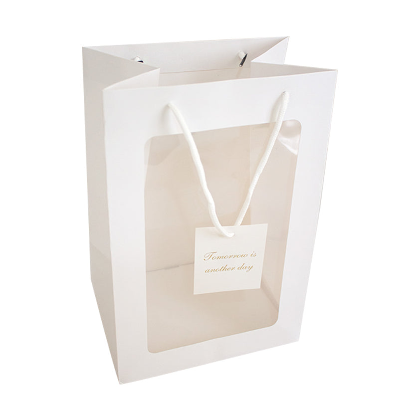 Bolsa de regalo con ventana 1pza