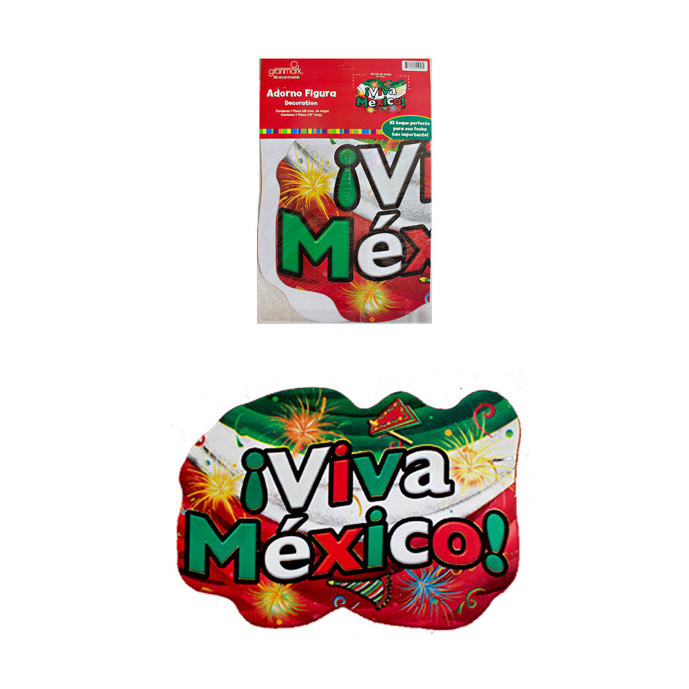 Adorno decorativo Viva Mexico 1pza