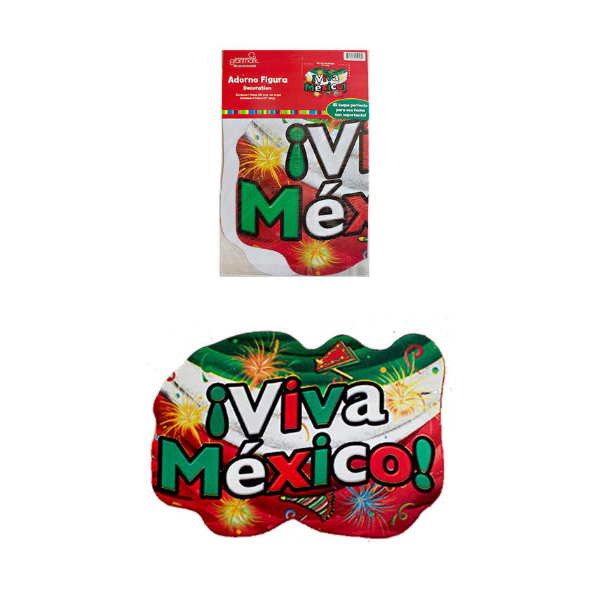 Adorno decorativo Viva Mexico 1pza