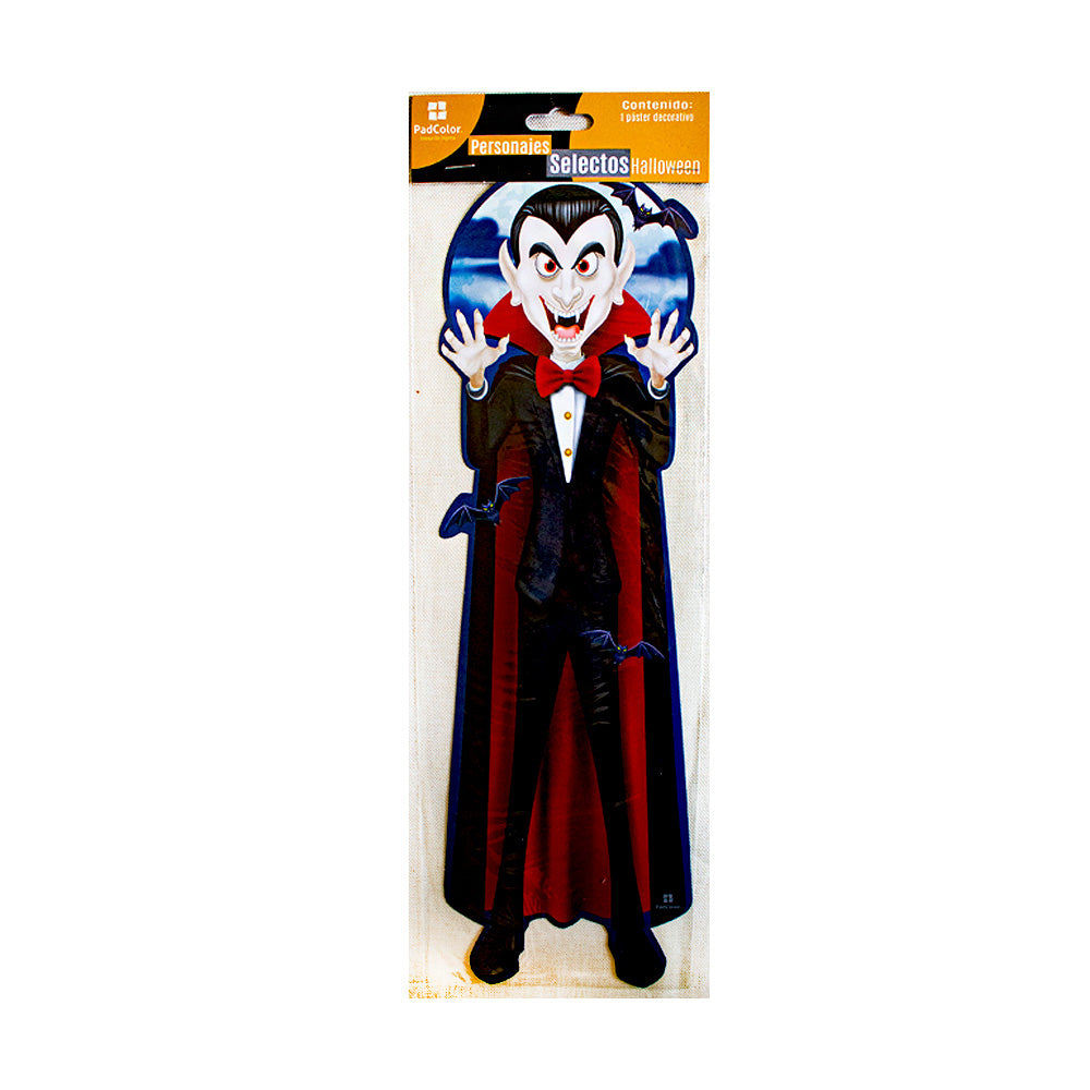 Póster personaje de Halloween Dracula