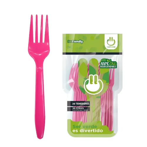 Tenedores c. Magenta 1pq