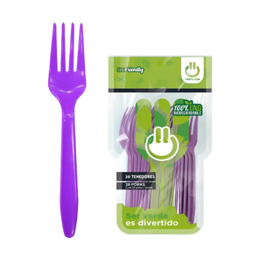 Tenedores c. Morado 1pq