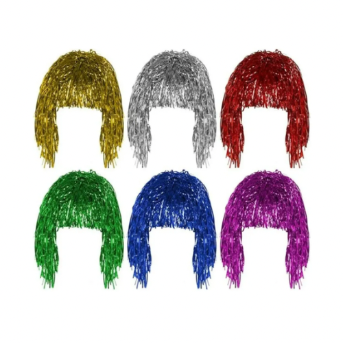 Peluca metálica color 1pza