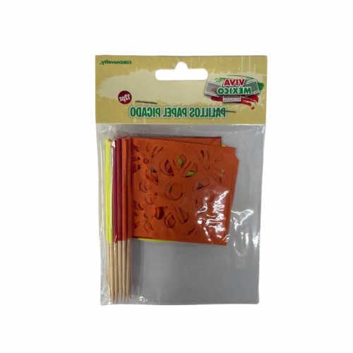 Palillos con Papel Picado 1pza