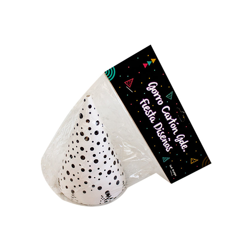 Gorro cartón con diseño 1pqt