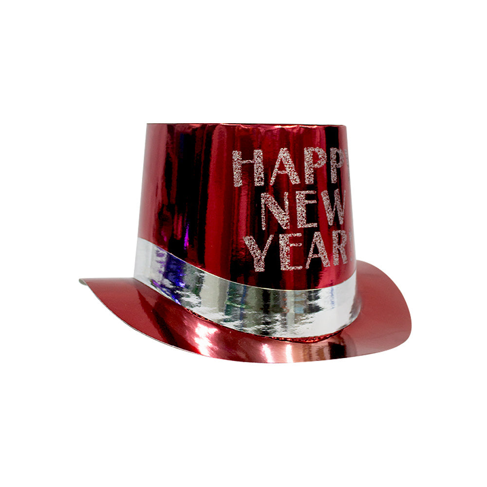 Sombrero Happy New Year Rojo 1pza