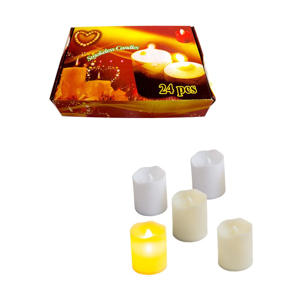 Velas Led 1pqt 24pza