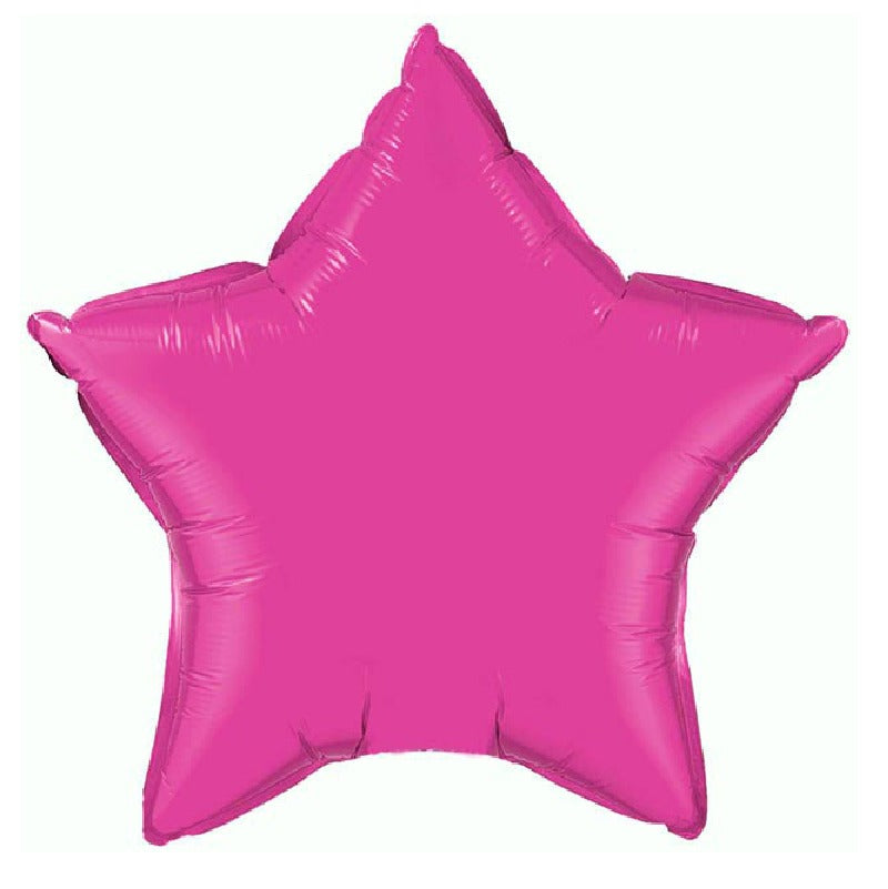 Globo Estrella c. Magenta Metálico 1Pza