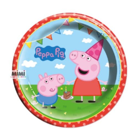 Platos de Peppa Pig 1Pqt