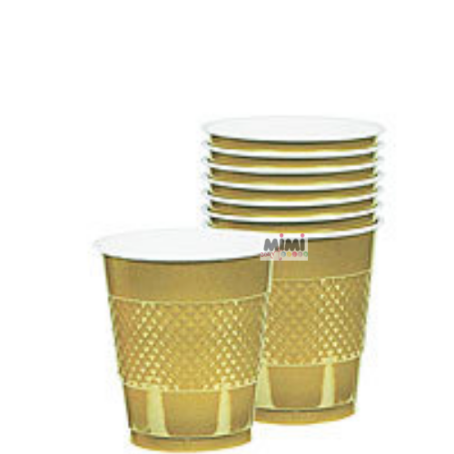 Vaso Dorado c/20 1pq