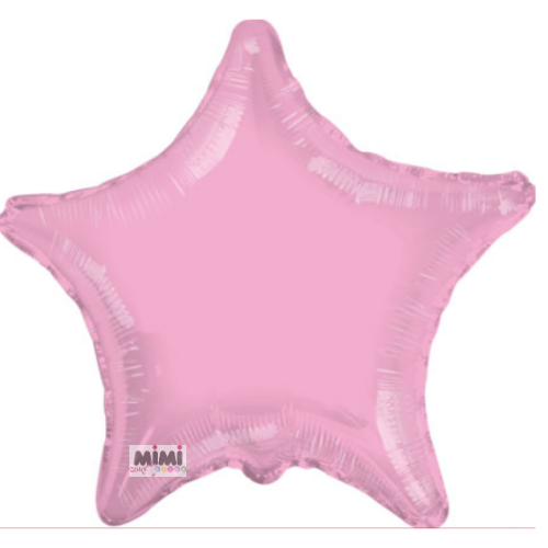 Globo Estrella c. Rosa Metalica 1Pza
