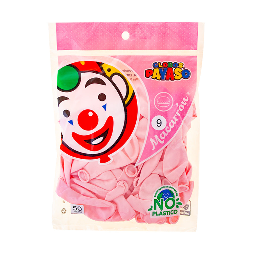 Globo látex 9 Fresa macarrón