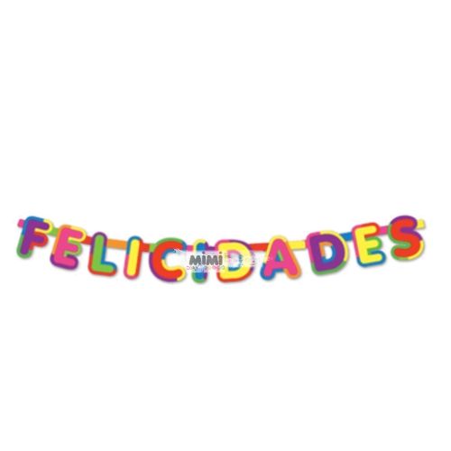 Letrero de Felicidades 1Pqt