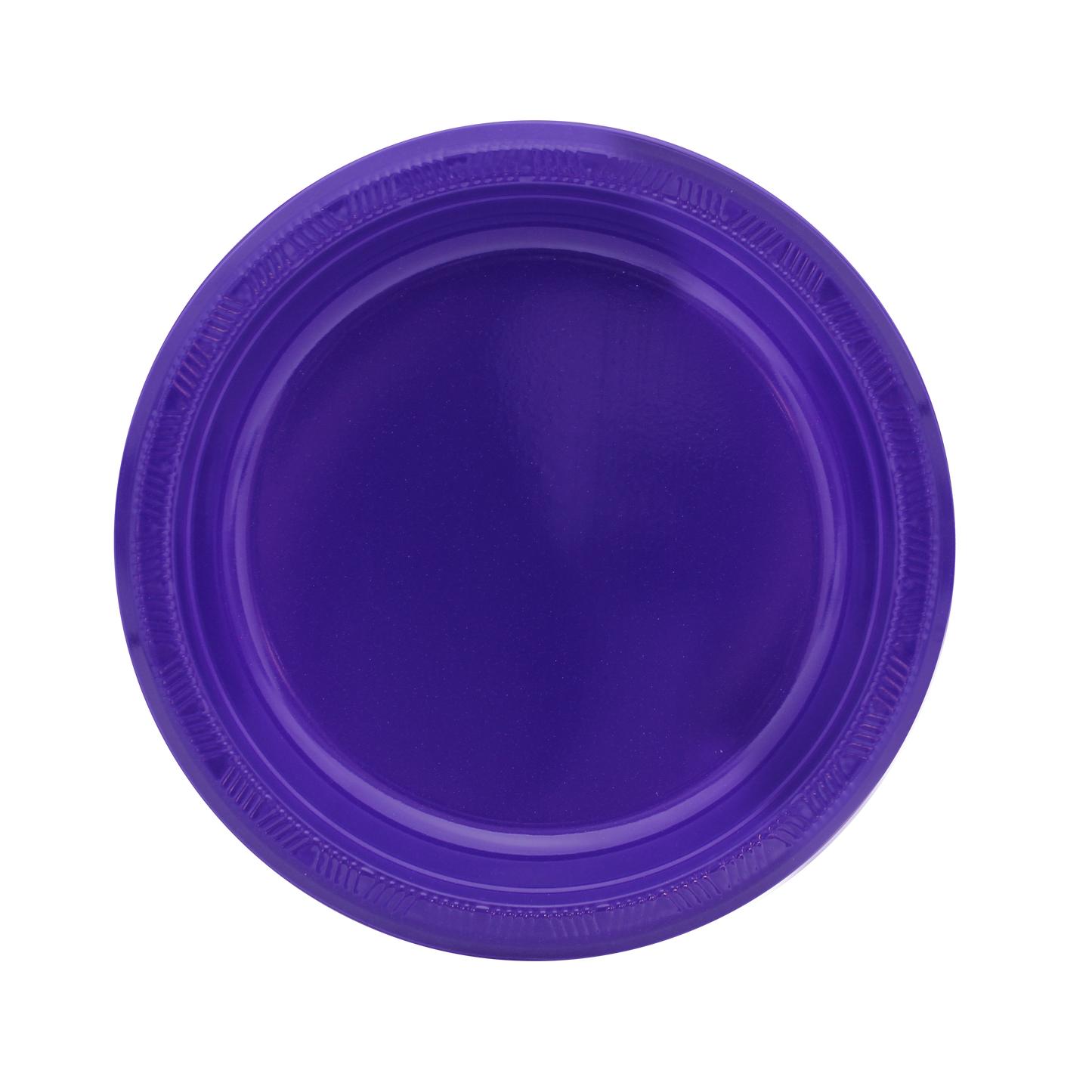 Plato comida Morado  c/20 1pq