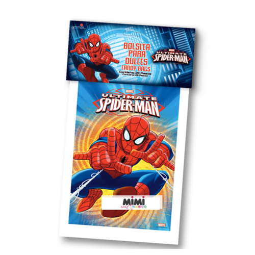 Bolsitas para Dulces de Spiderman 1Pqt